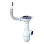 Сифон для мойки Unicorn В411, без отвода, 3 1/2'' х40 чаша из нержавеющей стали, круглый перелив купить в Казани | "Проконсим"