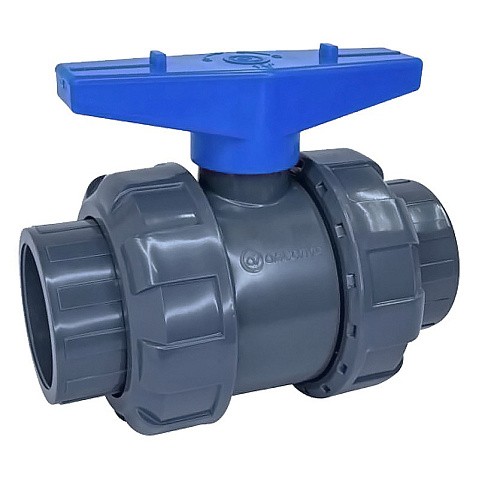 Краны шаровые НПВХ DN 20-110 PN 16 уплотнение EPDM/TPV Aquaviva купить в Казани | "Проконсим" Краны шаровые НПВХ DN 20-110 PN 16 уплотнение EPDM/TPV Aquaviva купить в Казани | "Проконсим"