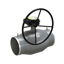 Краны стальные шаровые регулирующие DN 125-300 PN 25 цельносварные приварные с редуктором LD Energy Regula купить в Казани | "Проконсим"