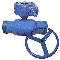 Краны стальные шаровые цельносварные КШ.Ц.П.Р DN 125 PN 25 приварные с редуктором Seagull купить в Казани | "Проконсим"