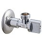 Краны латунные шаровые угловые MVI BV.464 DN 15-20 PN 10 штуцер бабочка купить в Казани | "Проконсим"