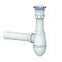 Сифон для умывальника Unicorn А210, 40х40 прямой отвод, 1 1/2'' х40 чаша из нержавеющей стали купить в Казани | "Проконсим"