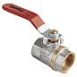 Кран латунный шаровой MVI AquaHit BV.311.04 DN 50 PN 25 рычаг муфта-муфта полнопроходной никелированный купить в Казани | "Проконсим"