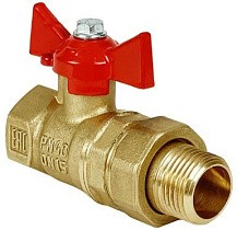 Краны латунные шаровые 11Б27фт1М DN 15-32 PN 40 бабочка-американка Valfex.230 Standart ГОСТ Р 59553 купить в Казани | "Проконсим"