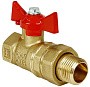 Краны латунные шаровые 11Б27фт1М DN 15-32 PN 40 бабочка-американка Valfex.230 Standart ГОСТ Р 59553 купить в Казани | "Проконсим"