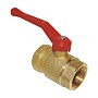 Краны латунные шаровые 11Б27п1 DN15-50 PN40 рычаг муфта-муфта БАЗ А30.0 купить в Казани | "Проконсим"