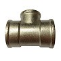 Тройник латунный никелированный DN 20-15-20 PN 40 муфта-муфта-муфта переходный купить в Казани | «Проконсим»