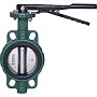 Затвор дисковый поворотный DN 150 PN 16 межфланцевый с диском из чугуна уплотнение-EPDM ручной GALA Тип.2302H-L купить в Казани | "Проконсим"
