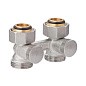 Узел нижнего подключения MVI TR.410.0505 DN 20 PN 10 прямой двухтрубный вентильного типа 20-3/4'' под евроконус, муфта купить в Казани | "Проконсим"