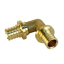 Угольники латунные для PEX труб DN 16-20 PN 16 под надвижную гильзу Valfex VF.451.AF купить в Казани | "Проконсим"