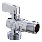 Кран латунный шаровой угловой MVI BV.463 DN 15-20 PN 10 штуцер бабочка купить в Казани | "Проконсим"