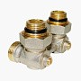 Узел нижнего подключения Vekotrim DN 15 PN 10 угловой двухтрубный 15-3/4'' с ниппелем, штуцер купить в Казани | "Проконсим"