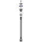 Сифон гофрированный Unicorn D230Р, 40х50 гибкий отвод, 1 1/2'' х40 пластиковая чашка, 1200мм купить в Казани | "Проконсим"