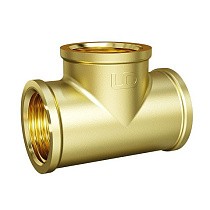Тройники латунные DN 20-25 PN 40 муфта-муфта-муфта переходные LD Pride купить в Казани | "Проконсим"