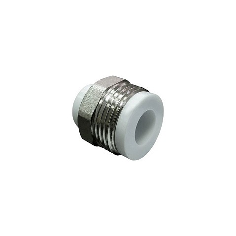 Штуцер 32 PN 25 G-1 1/4'' НР белый VALFEX купить в Казани | "Проконсим"