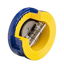 Клапаны обратные 2-створчатые DN 50-150 PN 16  чугунные створки межфланцевые Zetkama zCHE.407A купить в Казани | "Проконсим"