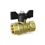 Кран латунный шаровой DN 15 PN 16 под манометр G1/2''хG1/2'' муфта-муфта бабочка LD Pride 44.340.15 купить в Казани | "Проконсим"