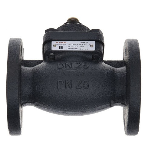 Клапаны чугунные регулирующий DN 15-50 PN 25 фланцевые под привод до 150гр. РИДАН VFM-2R купить в Казани | "Проконсим" Клапаны чугунные регулирующий DN 15-50 PN 25 фланцевые под привод до 150гр. РИДАН VFM-2R купить в Казани | "Проконсим"