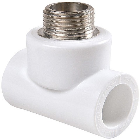 Тройник ПП 25-1/2'' PN 25 белый РВК купить в Казани | "Проконсим"