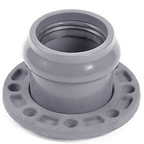 Патрубки НПВХ раструбные SDR26 DN 90-315 PN 10 с металлическим фланецем Хемкор купить в Казани | "Проконсим"