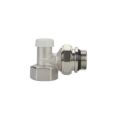Клапан радиаторный VARMEGA VM10213 DN20 PN10 угловой настроечный G-3/4'' с уплотнением муфта-штуцер купить в Казани | "Проконсим"