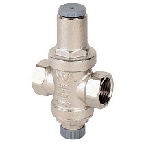 Регулятор давления латунный MVI SE.455.04 DN 15 PN 16 под манометр 1/4 поршневой Рнастр=3 бар никелированный муфта-муфта купить в Казани | "Проконсим"