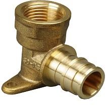 Угольники латунные для PEX труб DN 16-20 PN 10 под надвижную гильзу OP с внутренней резьбой ONE PLUS купить в Казани | "Проконсим"