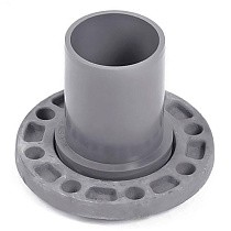 Патрубки НПВХ гладкие SDR26 DN 90-315 PN 10 с металлическим фланецем Хемкор купить в Казани | "Проконсим"