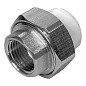 Муфта комбинированная ПП 75-21/2'' PN 25 разъёмная с внутренней резьбой белая РТП 22675 купить в Казани | "Проконсим"