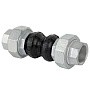 Компенсатор EPDM с оцинкованными чугунными резьбовыми патрубками DN 15 PN 16 Рашворк 505-015-16 купить в Казани | "Проконсим"