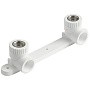 Угольник установочный двойной ПП 20-1/2'' PN 25 с внутренней резьбой белый VALFEX  купить в Казани | "Проконсим"