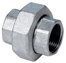 Американки чугунные DN 15-25 PN 16 оцинкованные прямые муфта-муфта купить в Казани | "Проконсим"