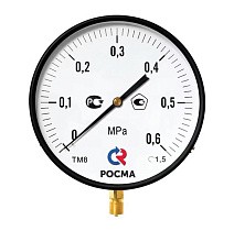 Манометры ТМ-810Р.00 котловый, 250мм, M20x1,5, радиальные РСМ купить в Казани | "Проконсим"