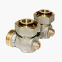 Узел нижнего подключения Vekotrim DN 15 PN 10 угловой двухтрубный 20-3/4'' под евроконус, муфта купить в Казани | "Проконсим"
