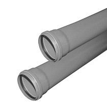  Трубы полипропиленовые DN 50-110 для внутренней канализации серые VALFEX Optima  исп. облегченное. (924020032) со склада Проконсим в Казани