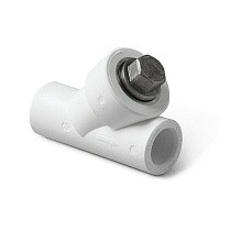 Фильтры сетчатые ПП 45гр. DN 20-40 PN 25 муфта-муфта белые Pro Aqua купить в Казани | "Проконсим"