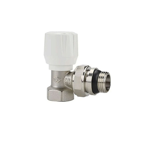 Клапан радиаторный VARMEGA VM10011 DN15 PN10 угловой G-1/2'' с уплотнением муфта-штуцер купить в Казани | "Проконсим"