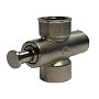 Кран латунный кнопочный КММ DN 15 PN 16 под манометр G1/2''-М20х1,5 без контрольного фланца муфта-муфта без рычага Пензапромарматура купить в Казани | "Проконсим"