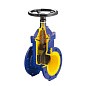 Задвижка чугунная DN 300 PN 16 с обрезиненным клином EPDM 70гр. Zetkama zGAT.111D300C57 купить в Казани | "Проконсим" (920300113)