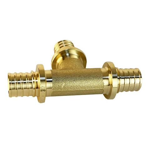Тройники латунные для PEX труб DN 16-20 PN 16 под надвижную гильзу Valfex VF.431.AF купить в Казани | "Проконсим"