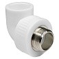 Угольник комбинированный ПП 40-1 1/4" PN 25 под ключ с наружной резьбой белый РТП купить в Казани | "Проконсим"