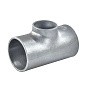 Тройник стальной Дн 133х4-108х4 (DN 125х100) переходной оцинкованный 2 исполнение ГОСТ 17376-2001 купить в Казани | "Проконсим"