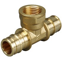 Тройники латунные для PEX труб DN 16-20 PN 10 под надвижную гильзу OP с внутренней резьбой ONE PLUS купить в Казани | "Проконсим"