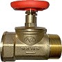 Клапан латунный пожарный прямой DN50 PN16 м-шт  Пензапромарматура КПЛП