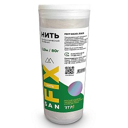  Нить льняная сантехническая 110м 80г SANFIX (228100202) со склада Проконсим в Казани