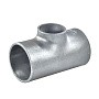 Тройник стальной Дн 76х2,5-45х3,5 (DN 65х40) переходной оцинкованный 2 исполнение ГОСТ 17376-2001