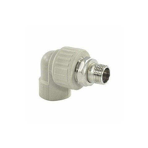 Угольник для радиатора VALFEX 25 PN 25 G-1/2'' американка-НР серый купить в Казани | "Проконсим"