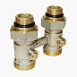 Узел нижнего подключения Vekotrim DN 15 PN 10 прямой двухтрубный 15-3/4'' с ниппелем, штуцер купить в Казани | "Проконсим"