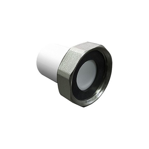Штуцер с накидной гайкой VALFEX 32 PN 25 G-1 1/4'' белый купить в Казани | "Проконсим"
