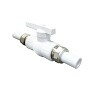 Краны шаровые ПП DN 20-32 PN 25 с двусторонним разъемным соединением белые Valfex купить в Казани | "Проконсим"